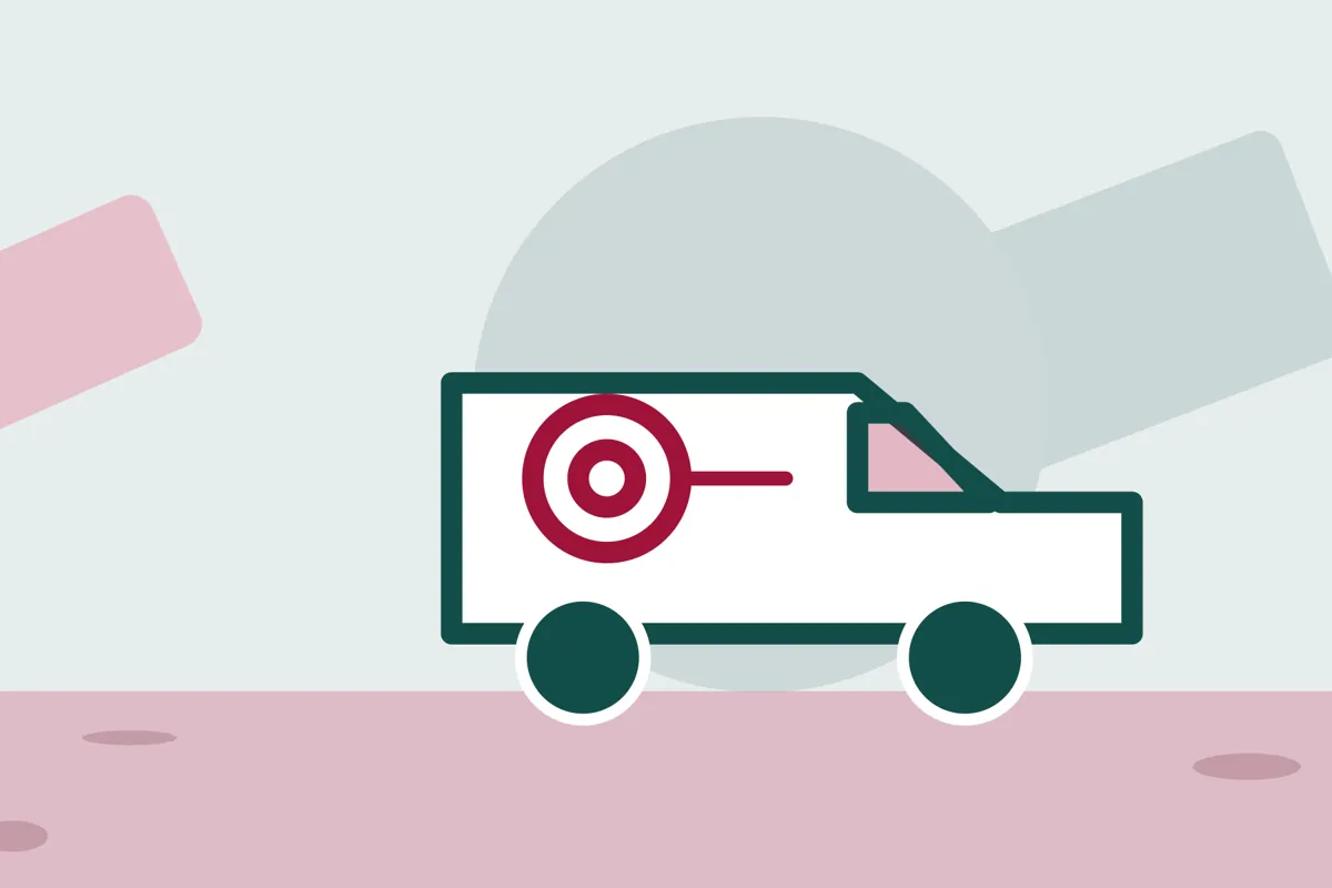 Illustration of a service van